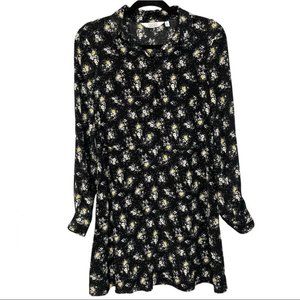 & other stories black shirt dress & Other Stories Black and White Floral Shirt Dress  RefindStyle
